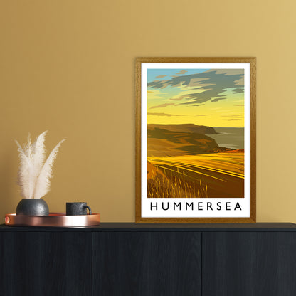 Hummersea Portrait Travel Art Print by Richard O'Neill A2 Print Only