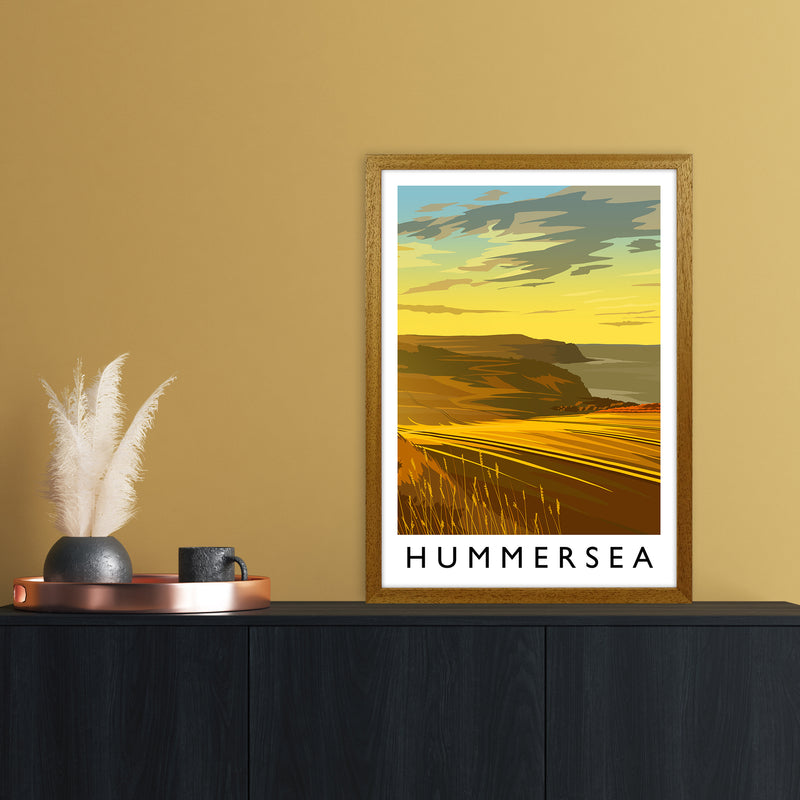 Hummersea Portrait Travel Art Print by Richard O'Neill A2 Print Only