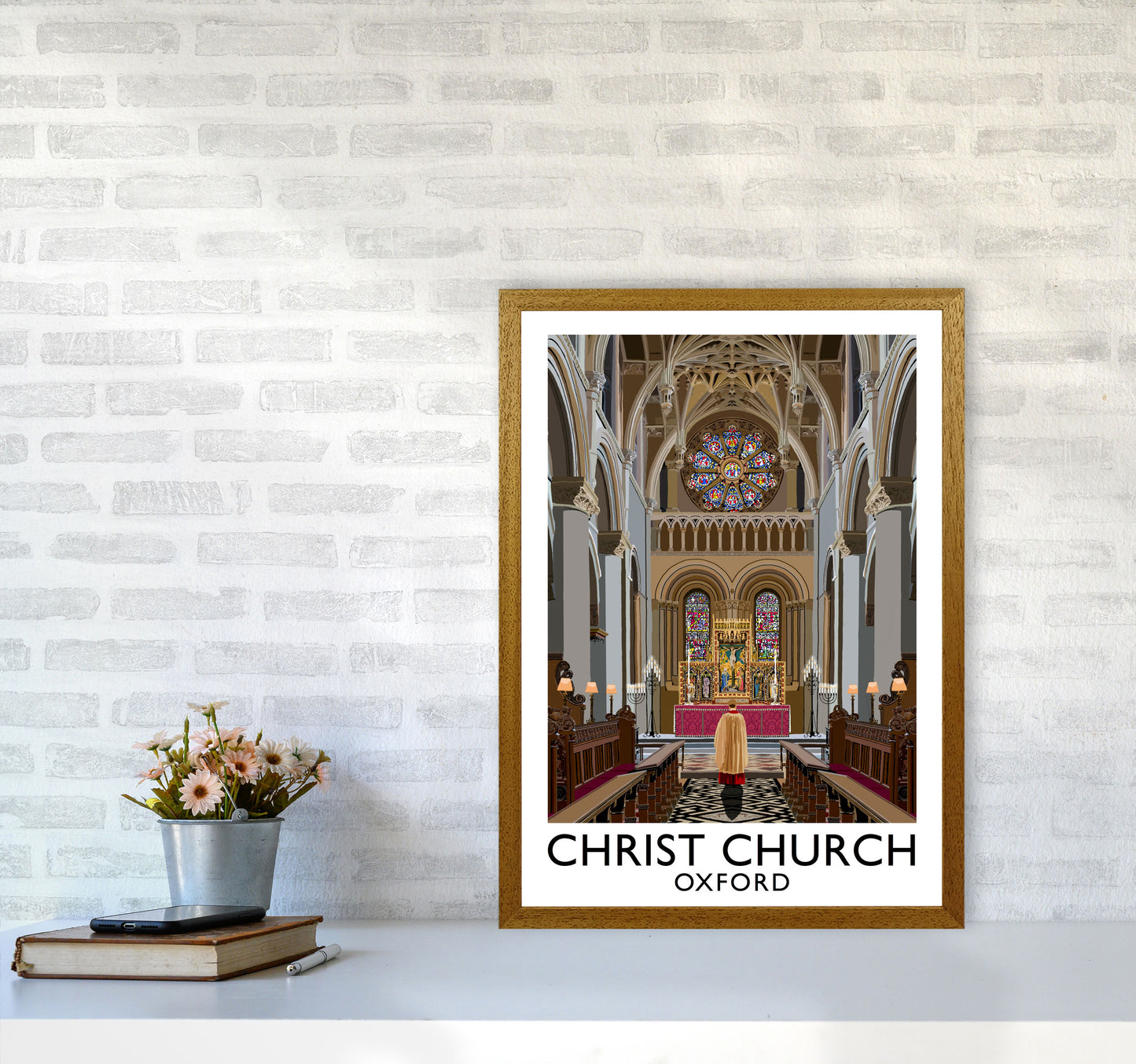 Christ Church Oxford by Richard O'Neill A2 Print Only
