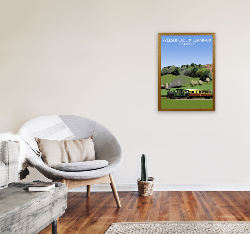 Welshpool & Llanfair by Richard O'Neill A2 Print Only