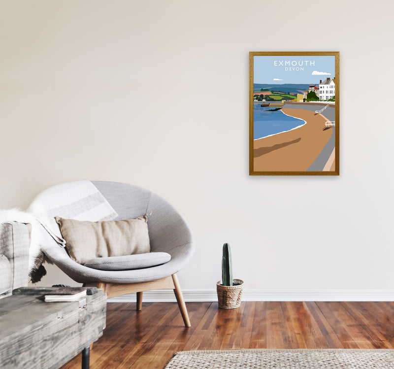 Exmouth Devon Art Print by Richard O'Neill A2 Print Only