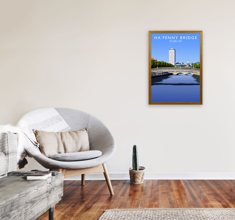 Ha'Penny Bridge by Richard O'Neill A2 Print Only