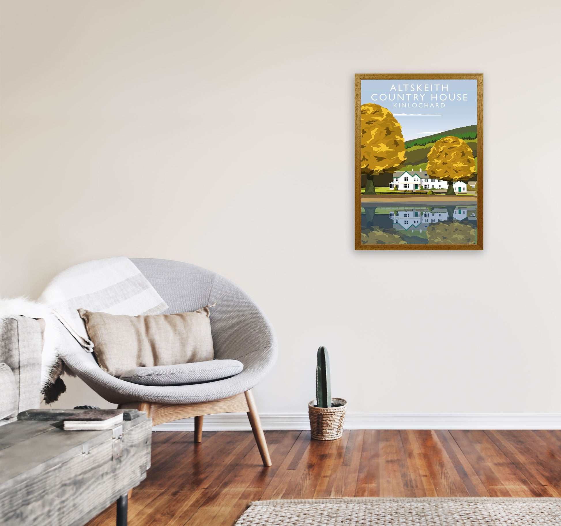 Altskeith Country House (Portrait) by Richard O'Neill A2 Print Only