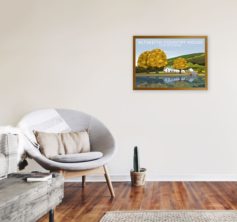 Altskeith Country House (Landscape) by Richard O'Neill A2 Print Only