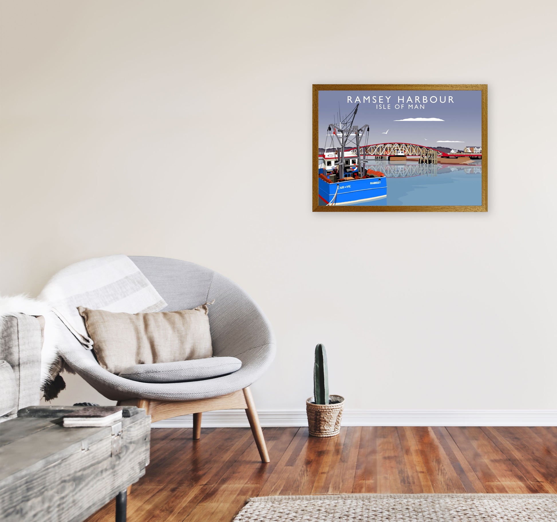 Ramsey Harbour (Landscape) by Richard O'Neill A2 Print Only