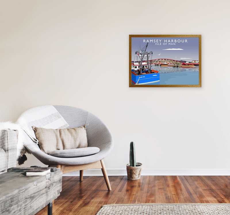 Ramsey Harbour (Landscape) by Richard O'Neill A2 Print Only