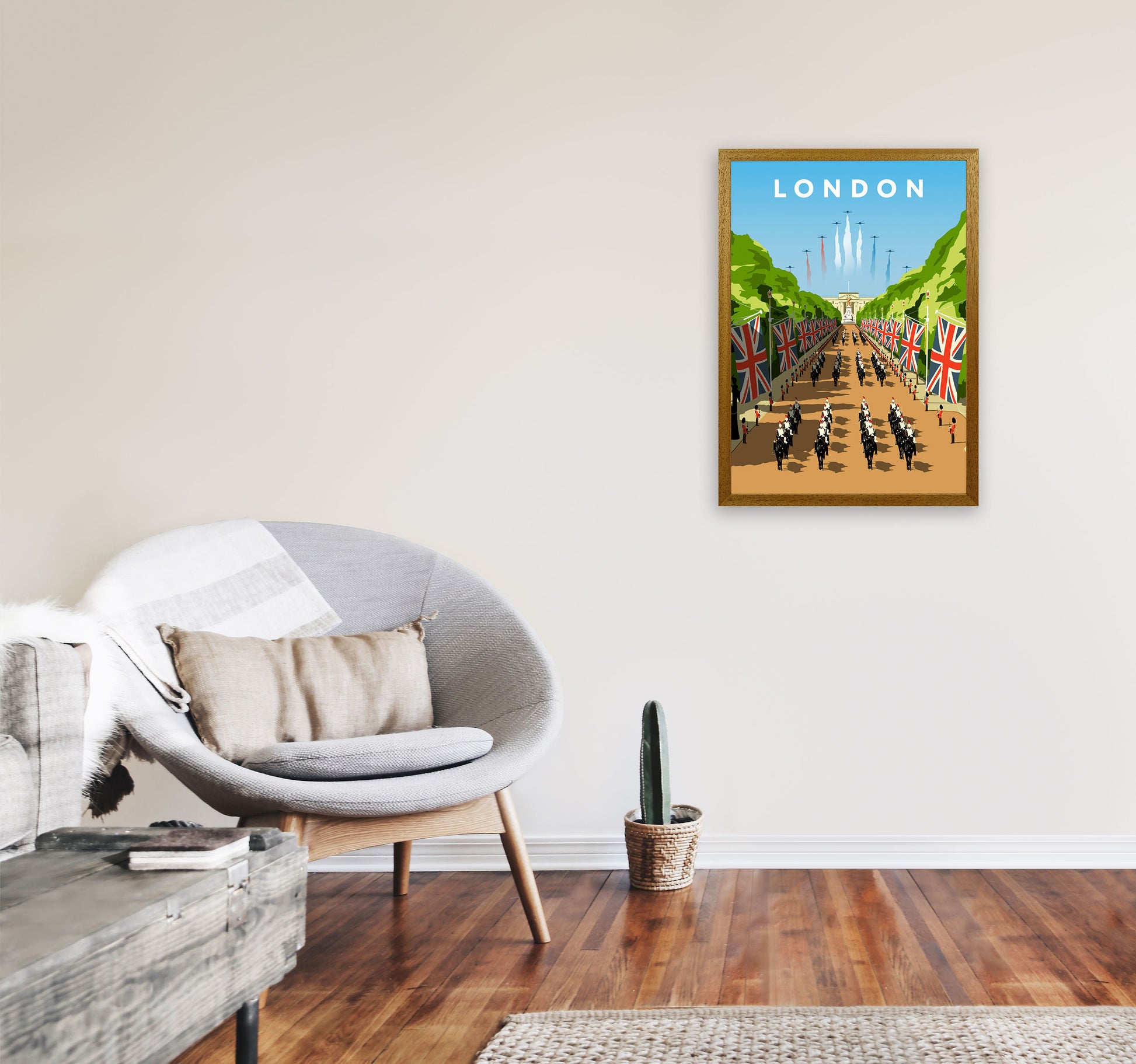London Art Print by Richard O'Neill A2 Print Only
