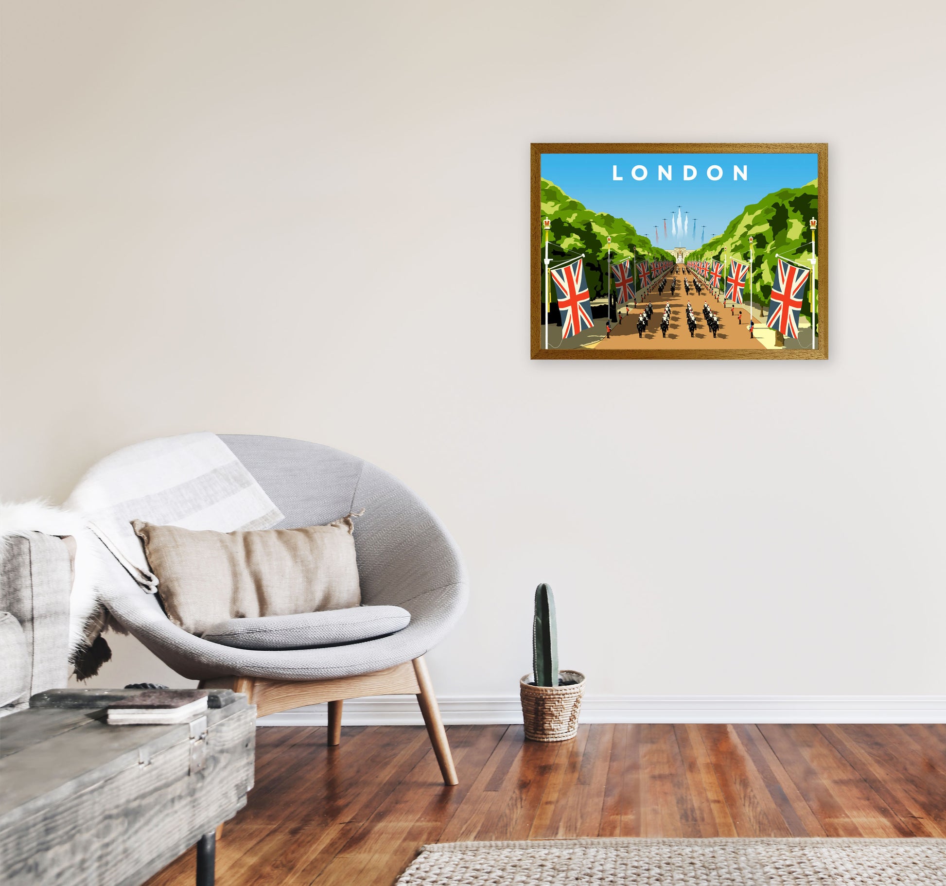 London Art Print by Richard O'Neill A2 Print Only