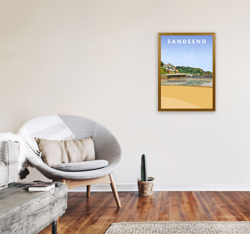 Sandsend4 Portrait by Richard O'Neill A2 Print Only