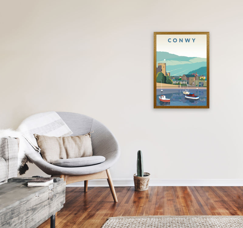 Conwy Art Print by Richard O'Neill A2 Print Only