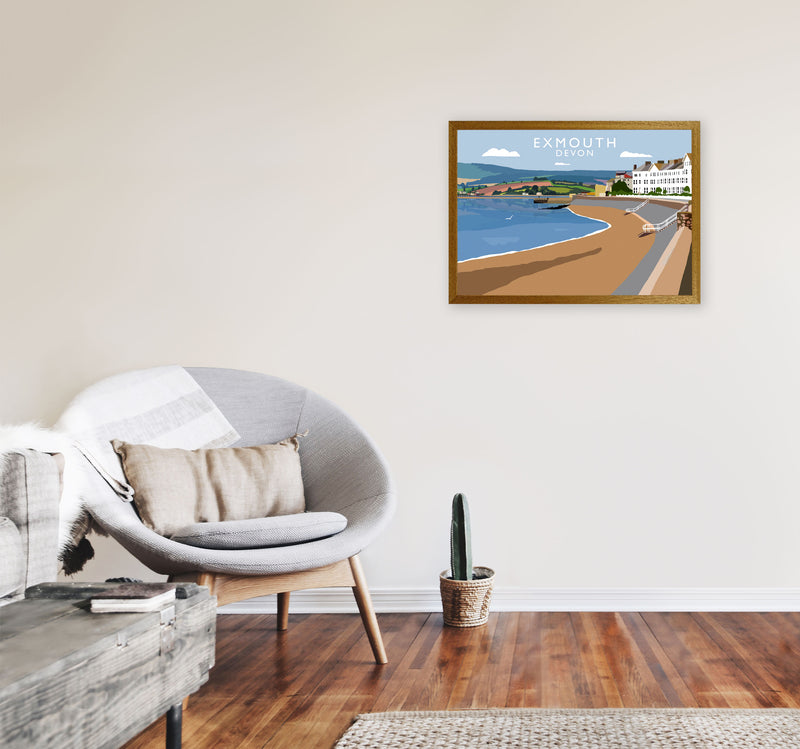 Exmouth Devon Art Print by Richard O'Neill A2 Print Only
