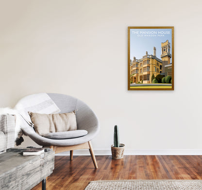 The Mansion House Old Warden Park Travel Art Print by Richard O'Neill A2 Print Only