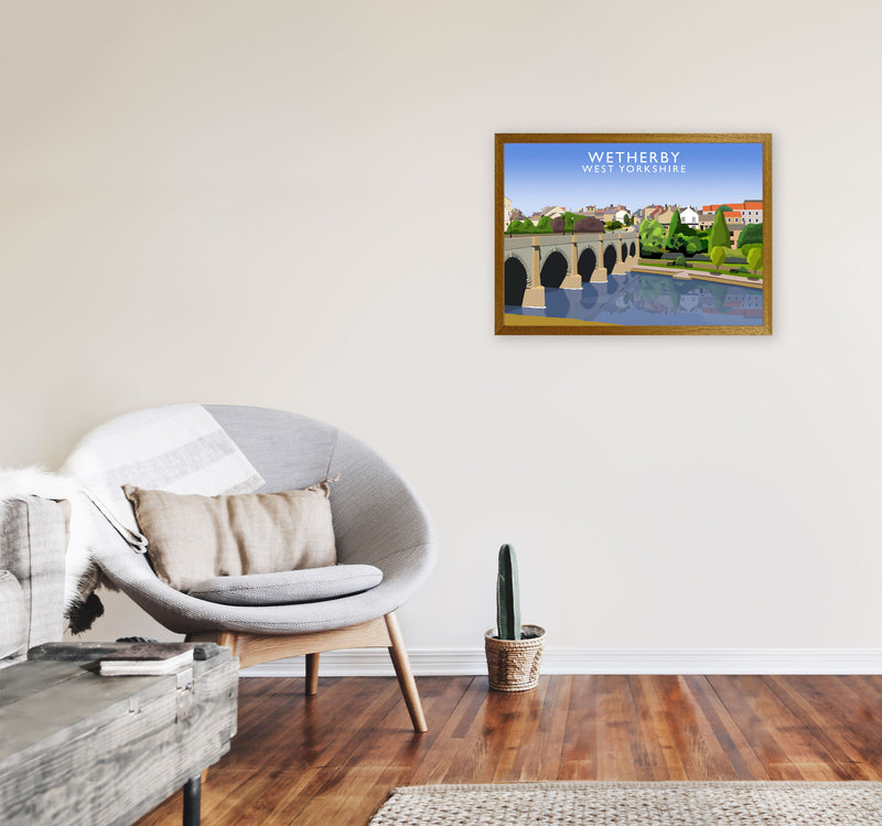 Wetherby West Yorkshire Digital Art Print by Richard O'Neill A2 Print Only