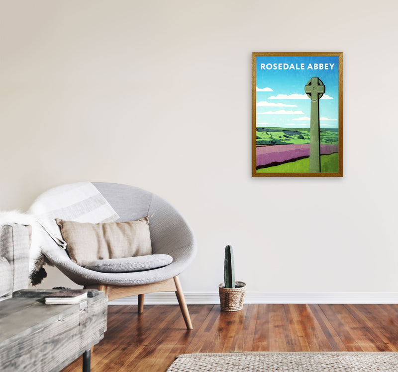 Rosedale Abbey Portrait by Richard O'Neill A2 Print Only