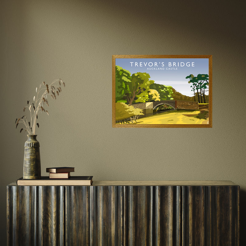 Trevor's Bridge by Richard O'Neill A2 Oak Frame
