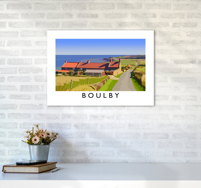 Boulby 2 Art Print by Richard O'Neill A2 Black Frame
