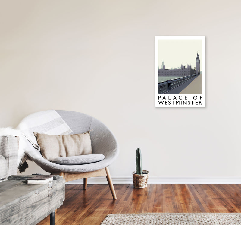 Palace Of Westminster by Richard O'Neill A2 Black Frame