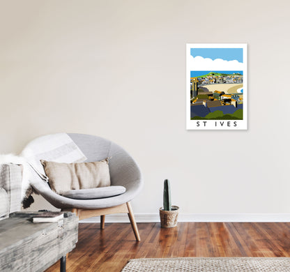 St Ives by Richard O'Neill A2 Black Frame