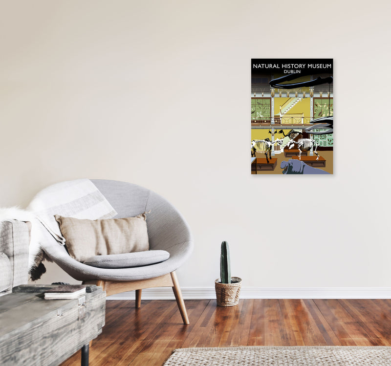 Natural History Musuem by Richard O'Neill A2 Black Frame