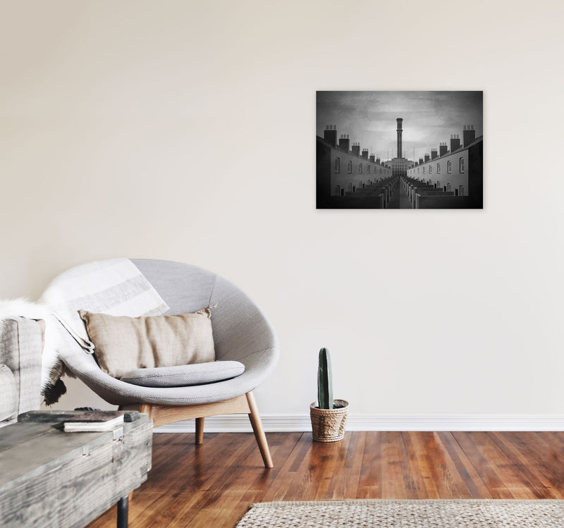 Northen Mills by Richard O'Neill A2 Black Frame
