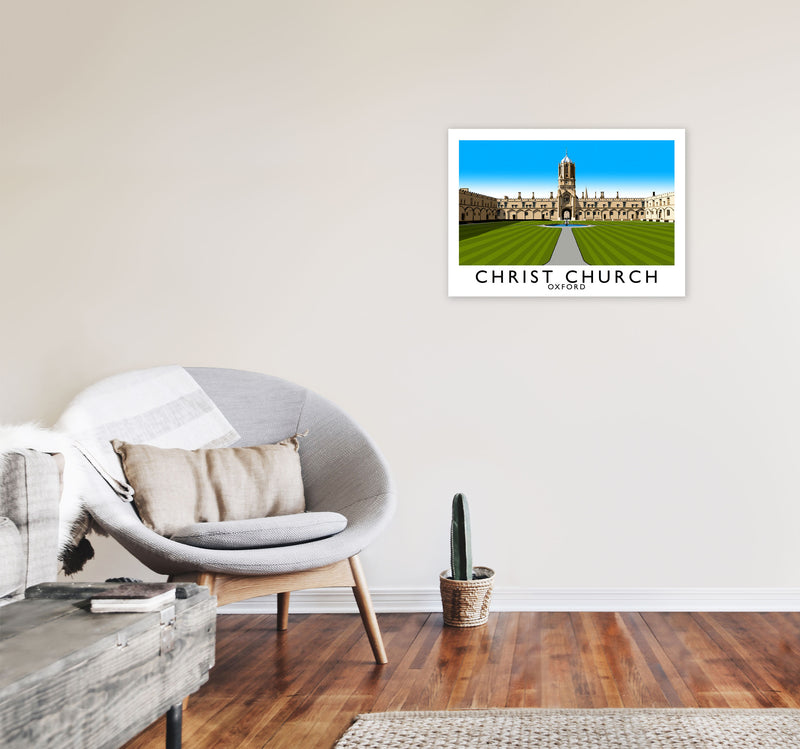 Christ Church Oxford 3 by Richard O'Neill A2 Black Frame