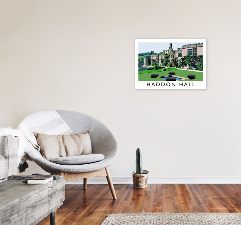Haddon Hall 2 by Richard O'Neill A2 Black Frame