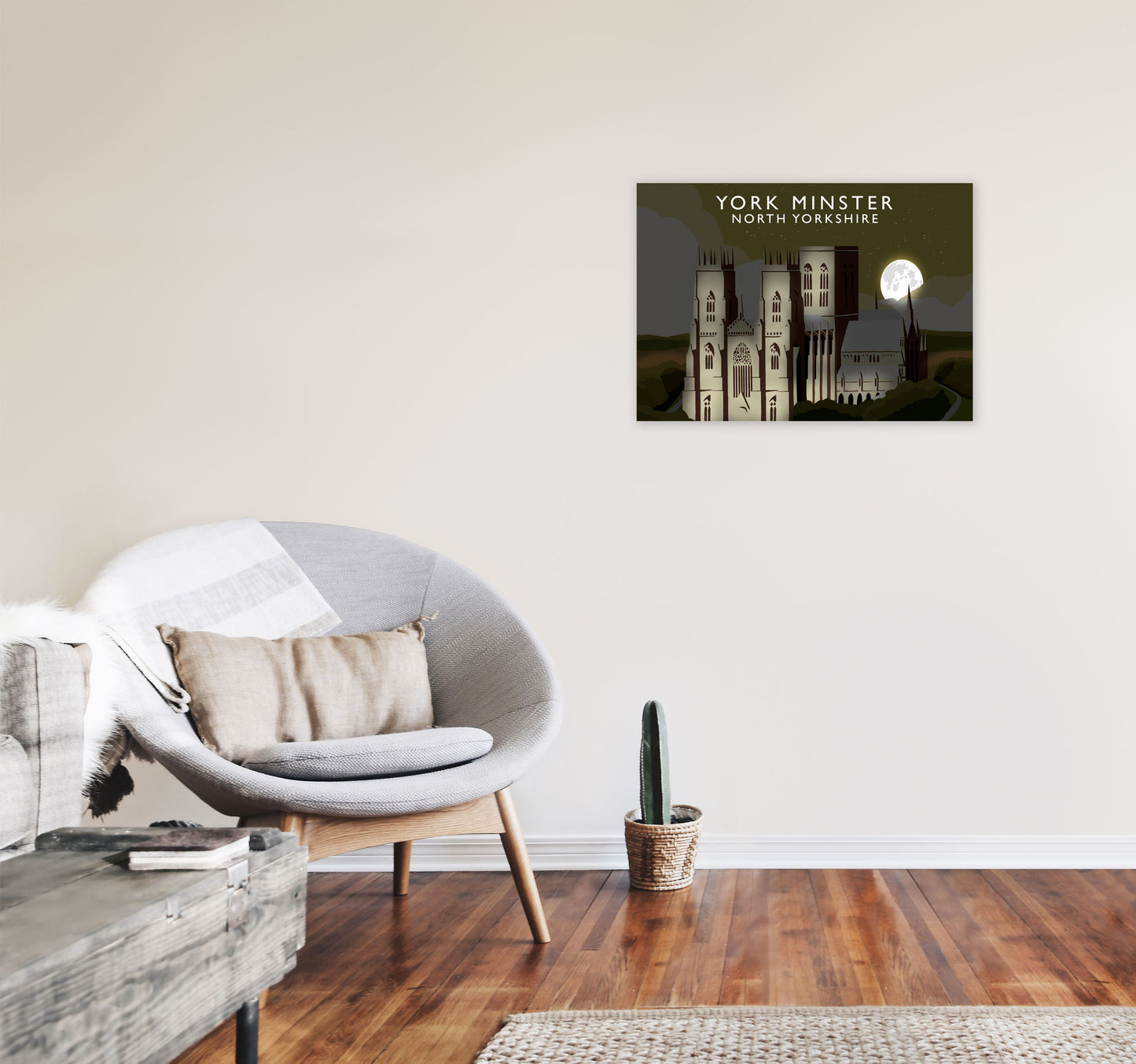 York Minster Framed Digital Art Print by Richard O'Neill A2 Black Frame