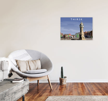 Thirsk 2 by Richard O'Neill A2 Black Frame