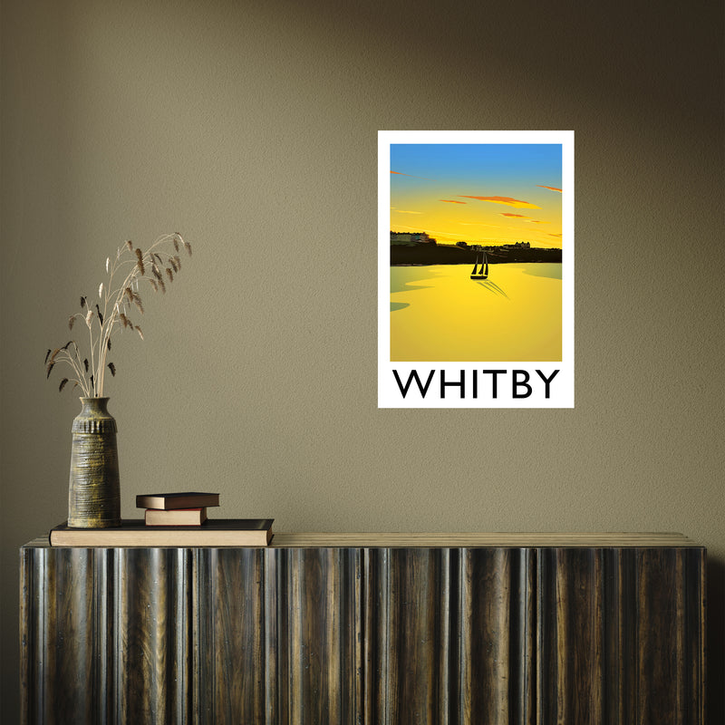 Whitby (Sunset) 2 portrait by Richard O'Neill A2 Print Only