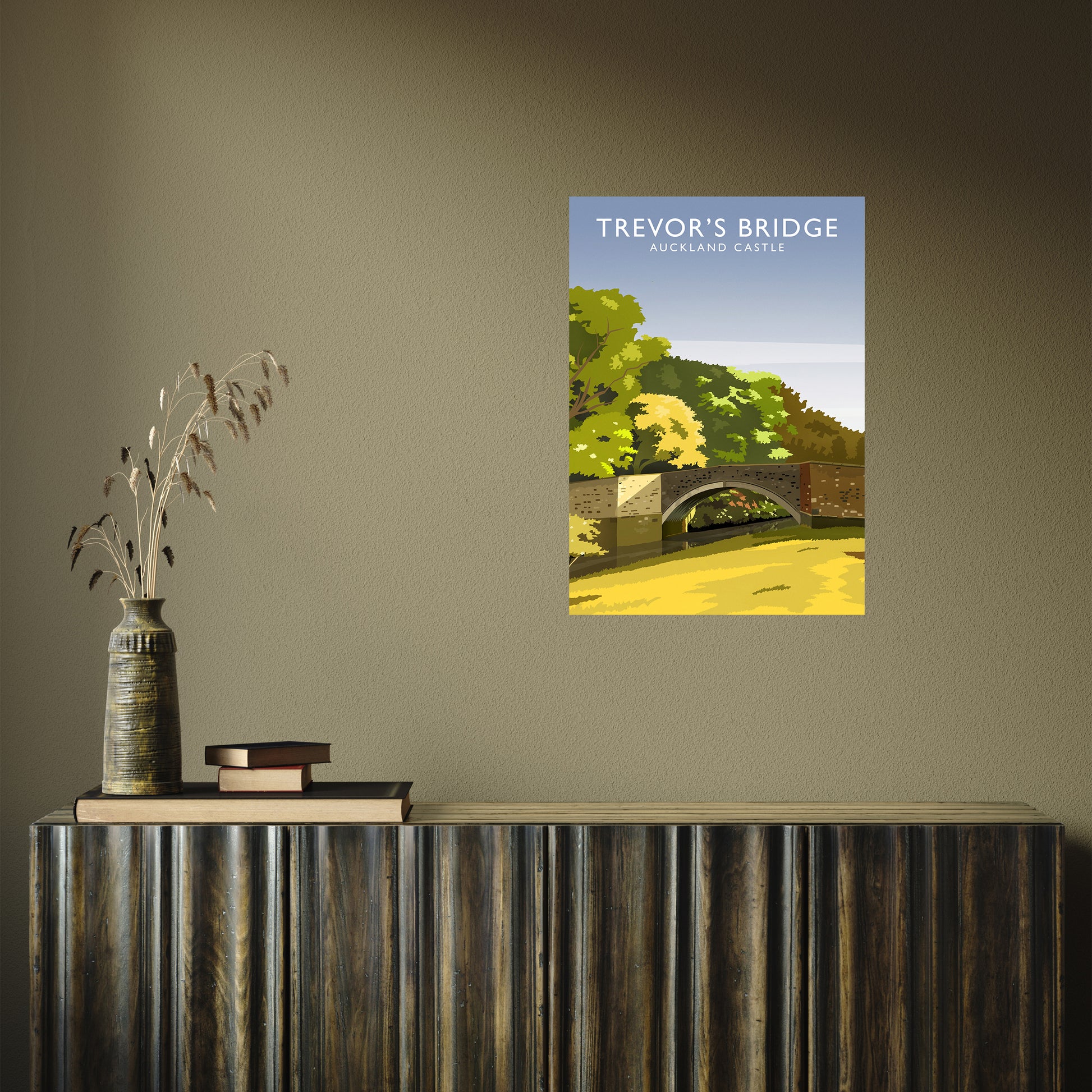 Trevor's Bridge portrait by Richard O'Neill A2 Print Only