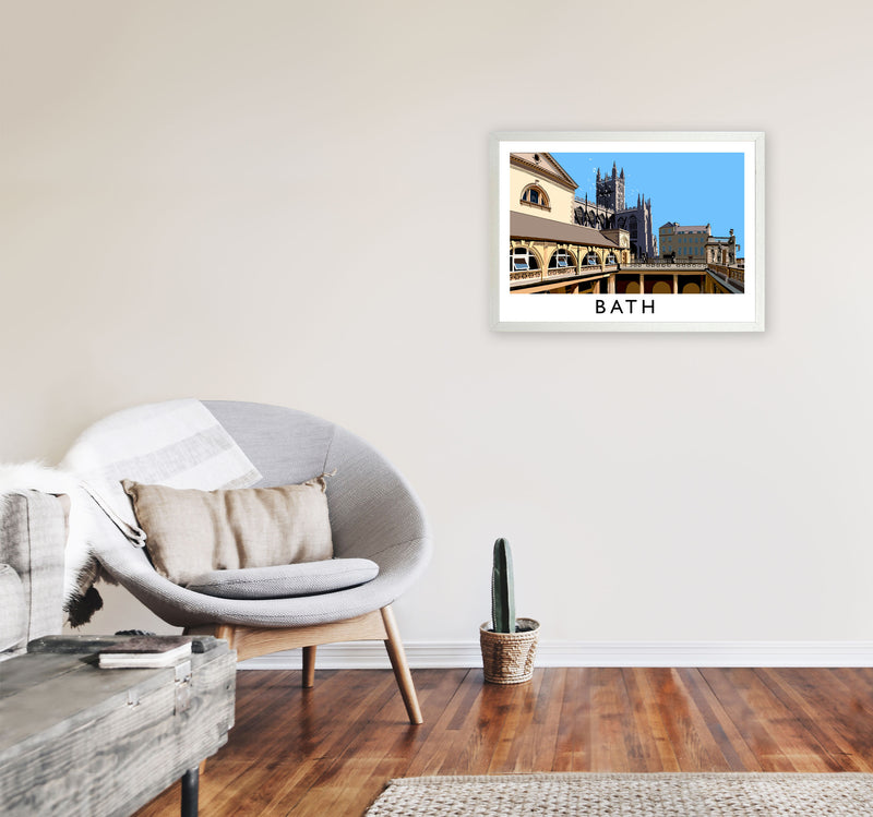 Bath by Richard O'Neill A2 Oak Frame
