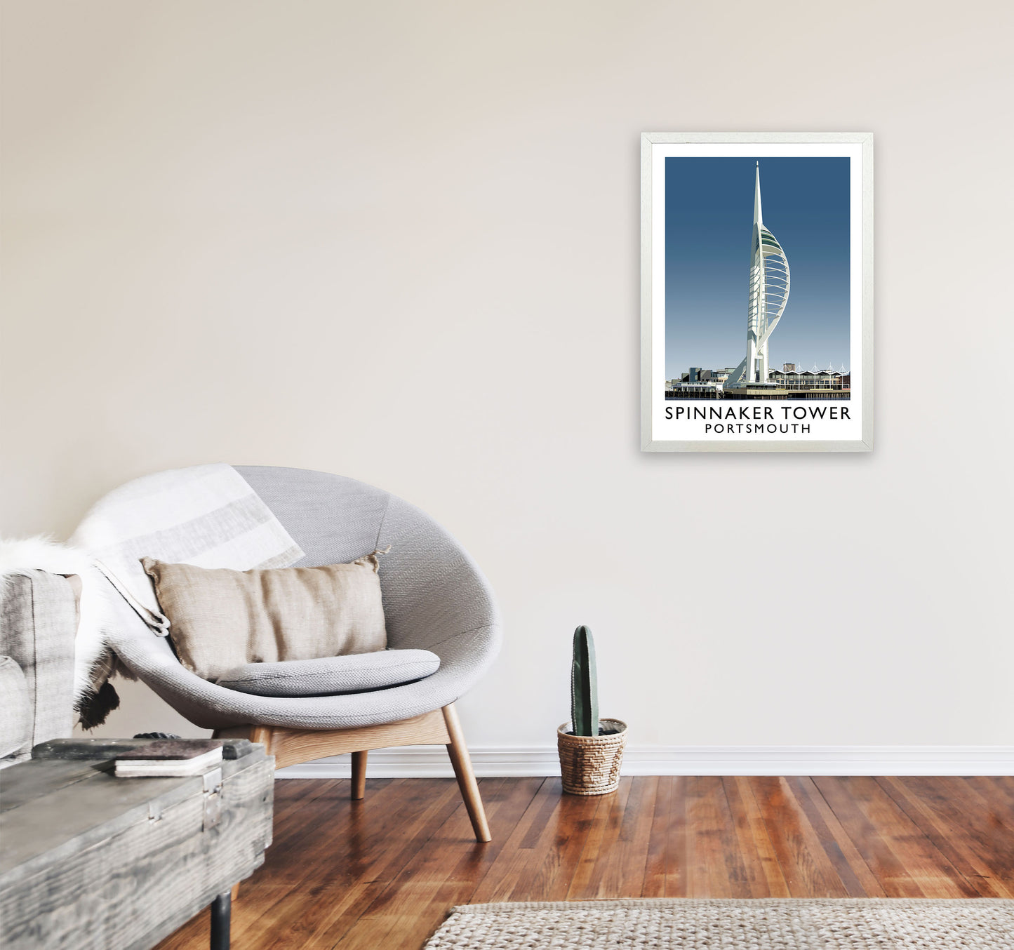 Spinnaker Tower by Richard O'Neill A2 Oak Frame