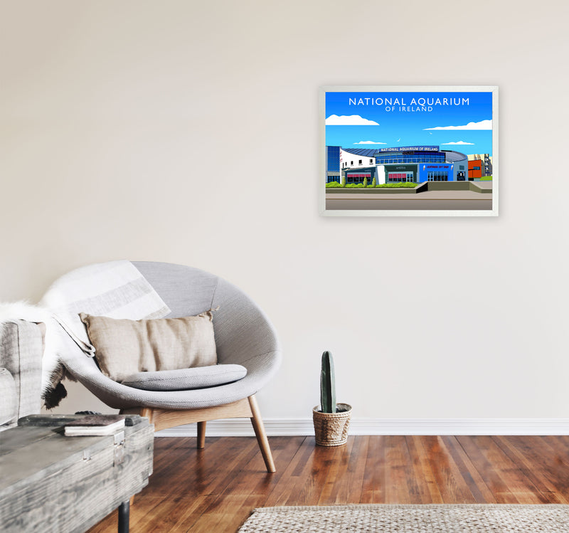 National Aquarium Ireland (Landscape) by Richard O'Neill A2 Oak Frame