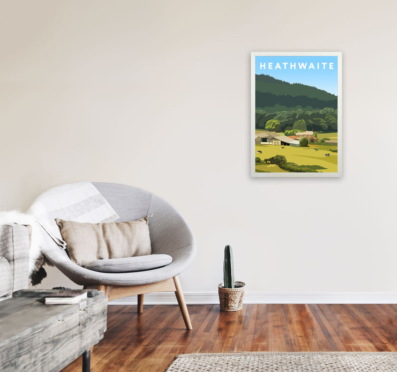 Heathwaite Portrait by Richard O'Neill A2 Oak Frame