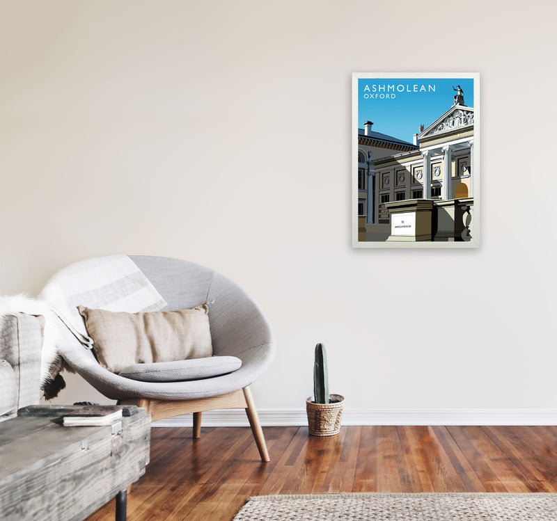 Ashmolean Portrait by Richard O'Neill A2 Oak Frame
