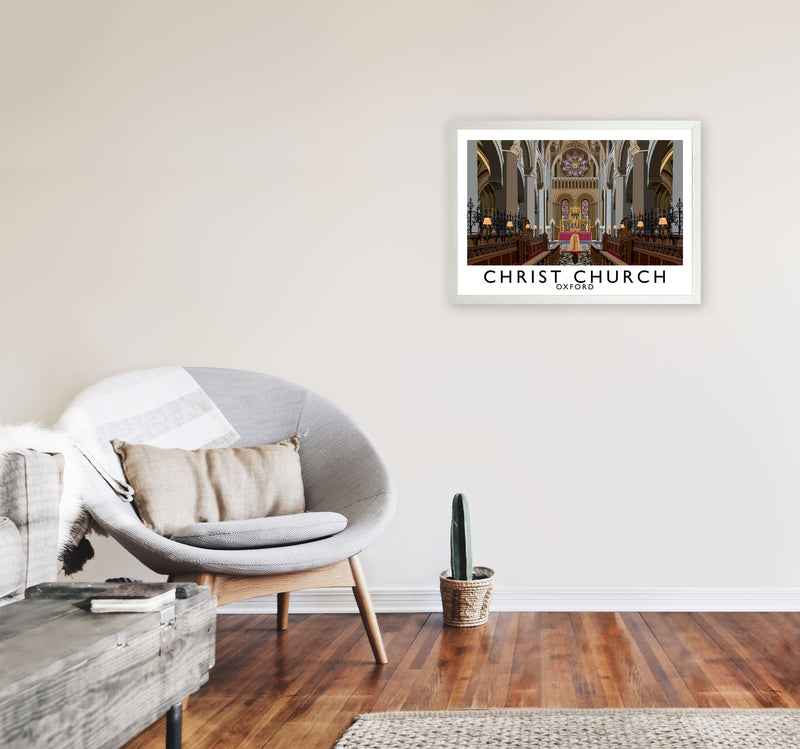 Inside Christ Church by Richard O'Neill A2 Oak Frame