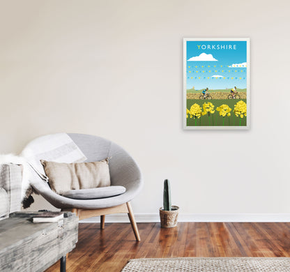 Yorkshire Framed Digital Art Print by Richard O'Neill A2 Oak Frame