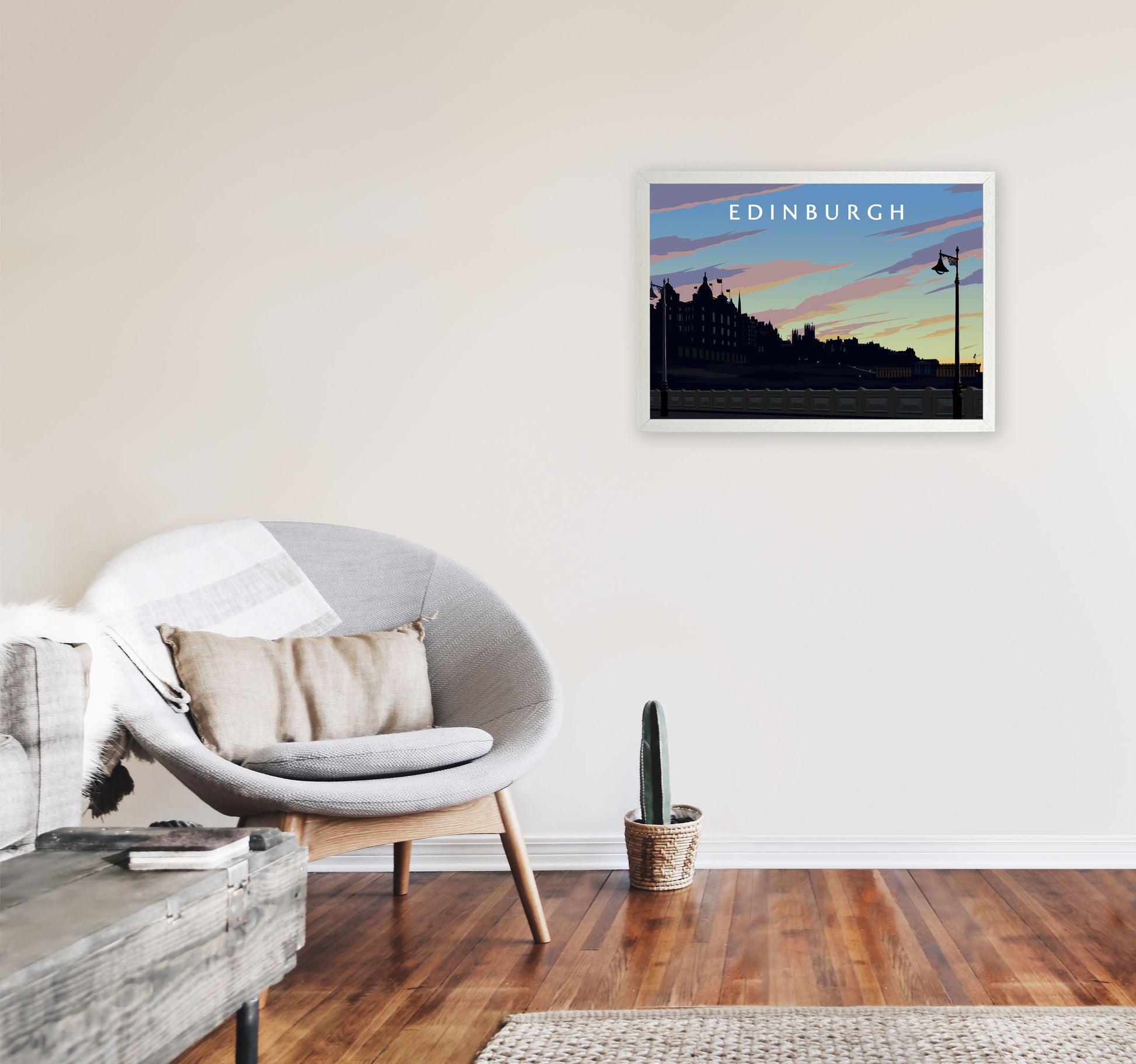 Edinburgh 2 by Richard O'Neill A2 Oak Frame