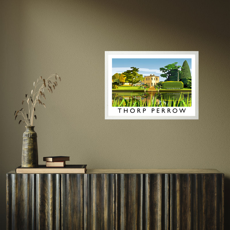 Thorp Perrow by Richard O'Neill A2 White Frame