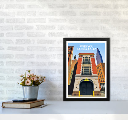 Ghostbusters Day Art Print by Richard O'Neill A3 White Frame
