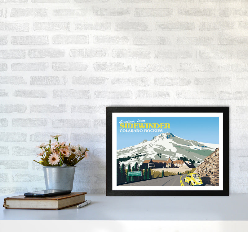 Overlook Hotel Art Print by Richard O'Neill A3 White Frame