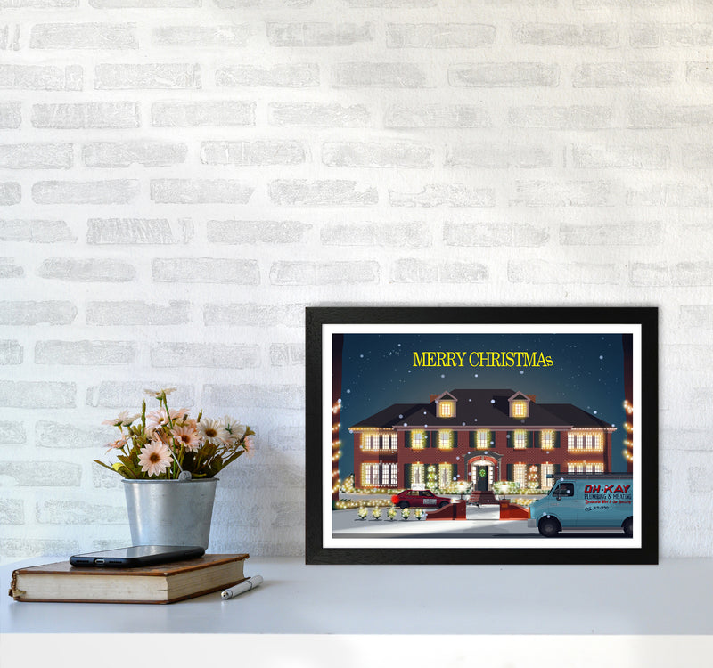 Home Alone Art Print by Richard O'Neill A3 White Frame