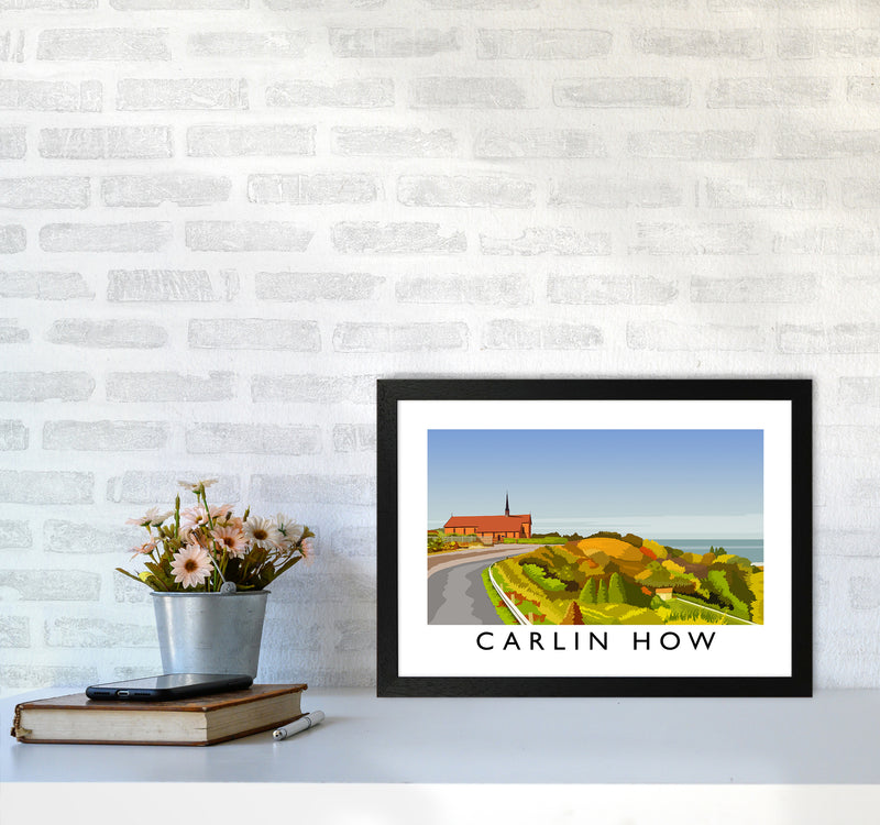 Carlin How Art Print by Richard O'Neill A3 White Frame