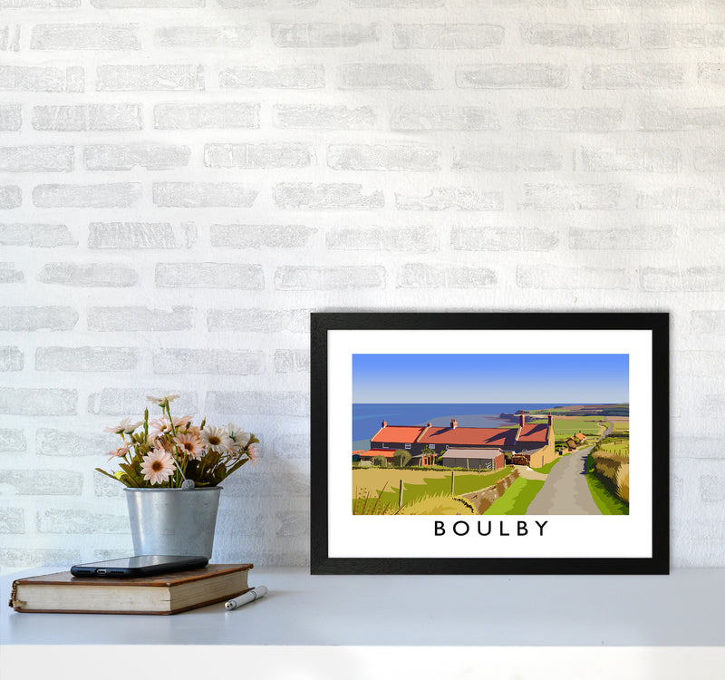 Boulby 2 Art Print by Richard O'Neill A3 White Frame