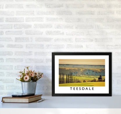 Teesdale Art Print by Richard O'Neill A3 White Frame