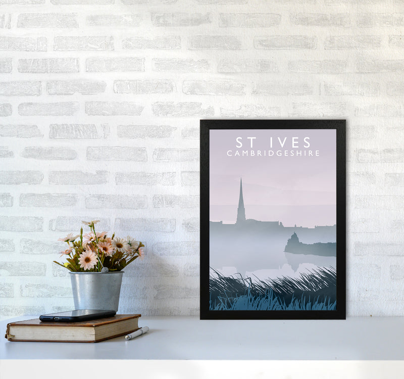 St Ives, Cambridgeshire Travel Art Print by Richard O'Neill A3 White Frame