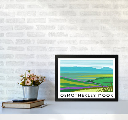 Osmotherley Moor Travel Art Print by Richard O'Neill A3 White Frame