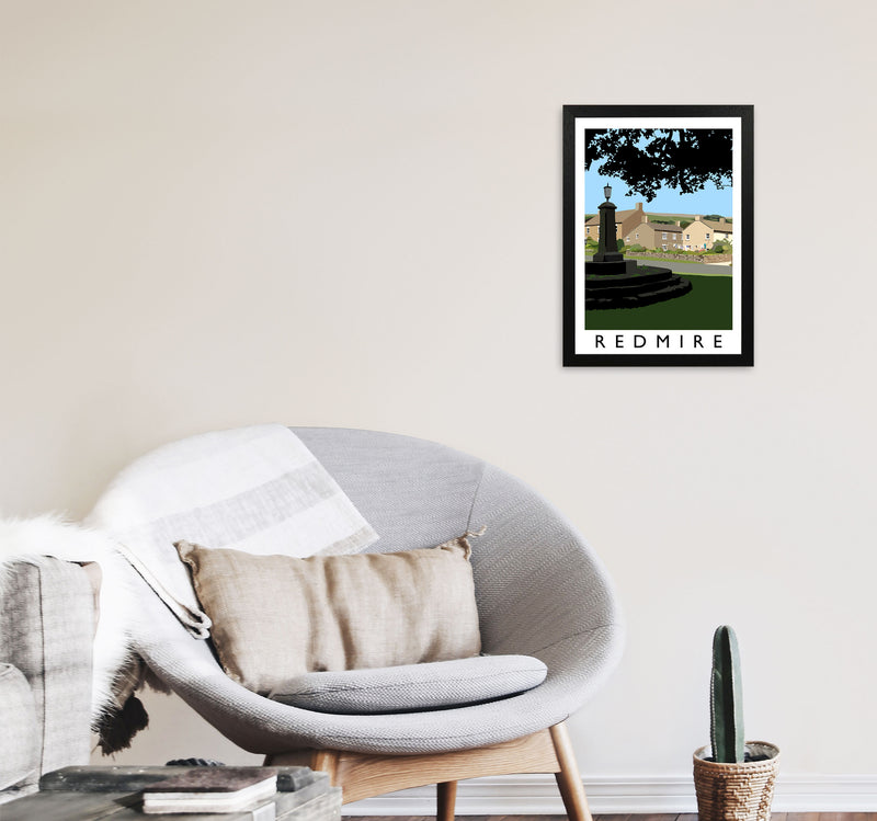 Redmire Art Print by Richard O'Neill A3 White Frame