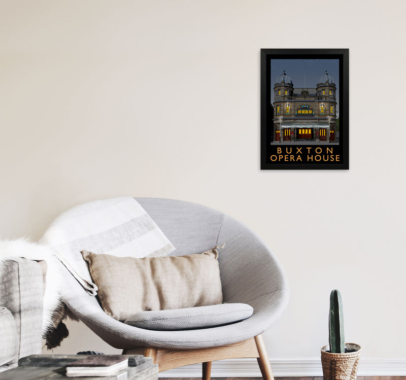 Buxton Opera House by Richard O'Neill A3 White Frame