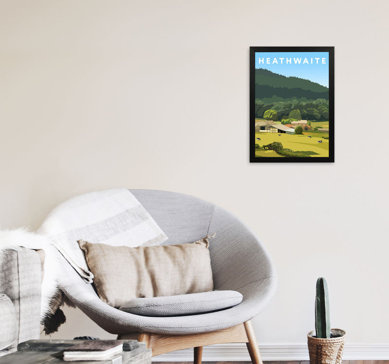 Heathwaite Portrait by Richard O'Neill A3 White Frame